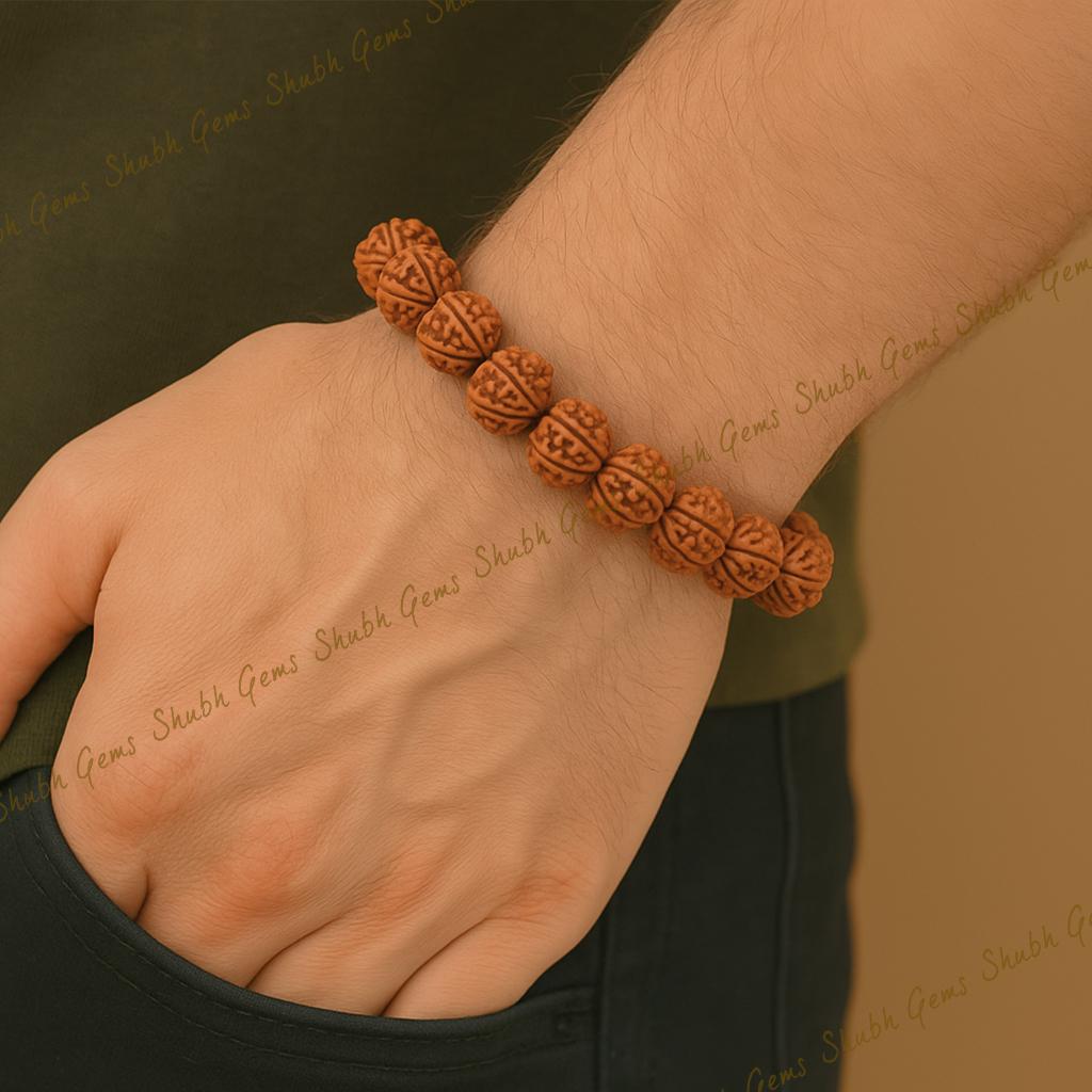 9 Mukhi Rudraksha Bracelet
