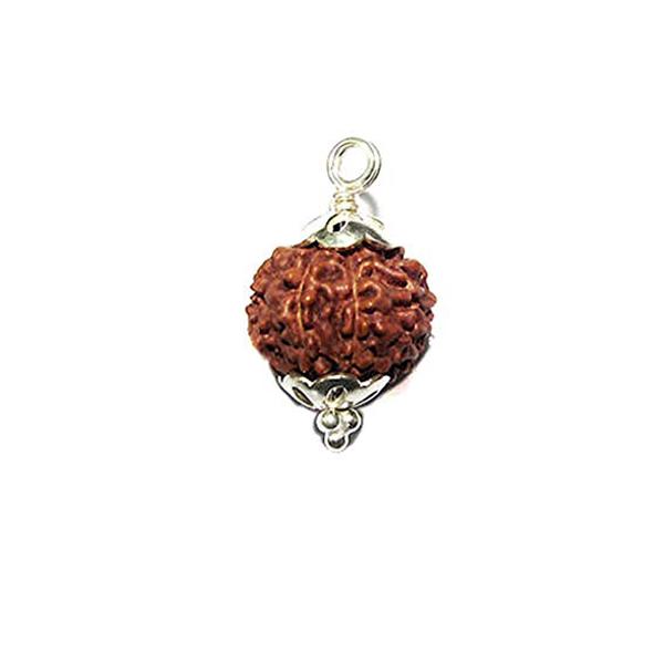 Mukhi Rudraksha Silver Pendant