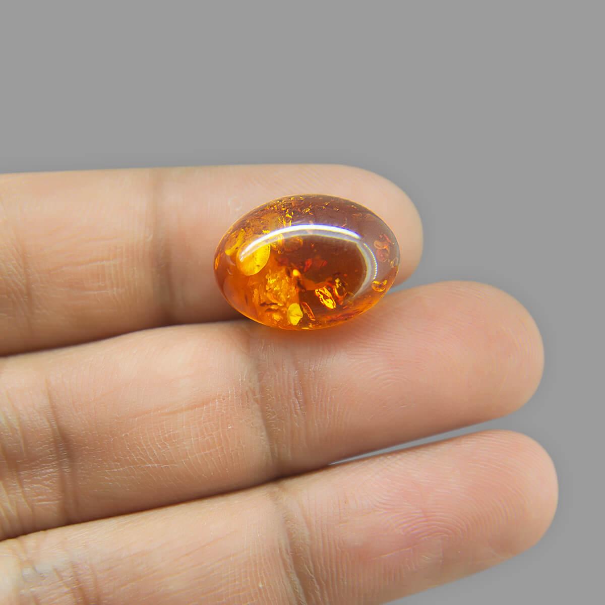 Amber Gemstone - 5.68 Carat
