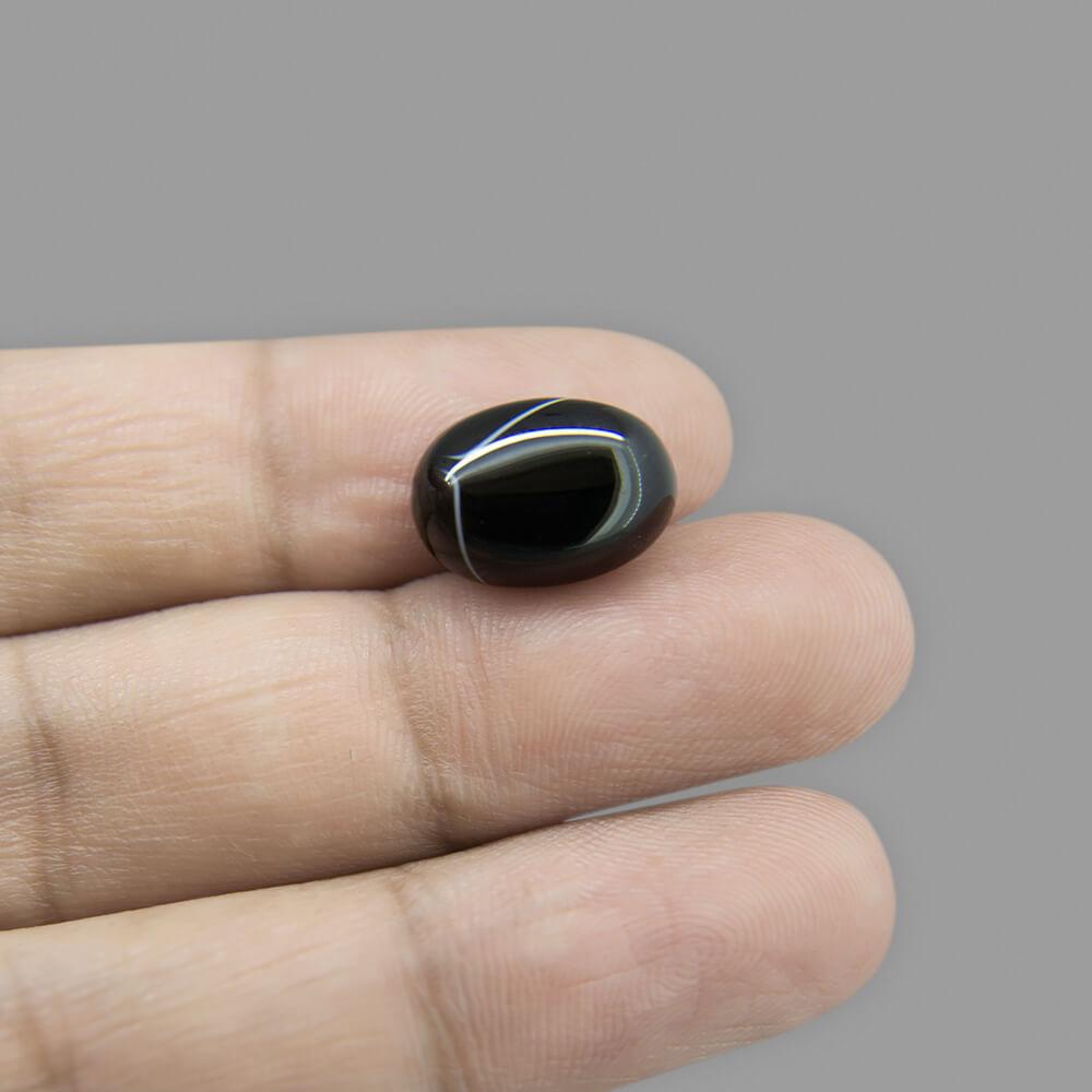 Sulemani Black Hakik- 7.03 Carat