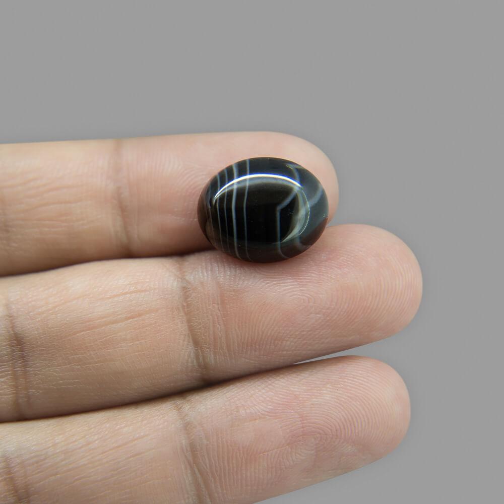 Sulemani Black Hakik- 7.89 Carat