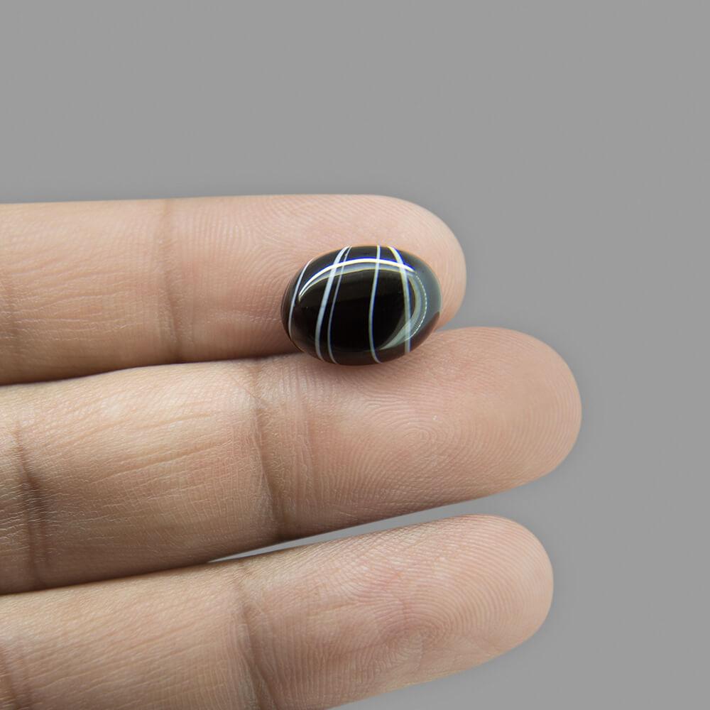 Sulemani Black Hakik- 6.71 Carat