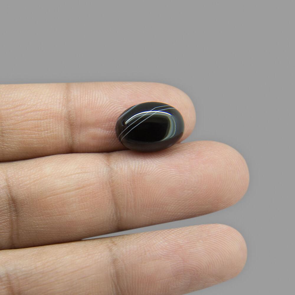 Sulemani Black Hakik- 5.79 Carat