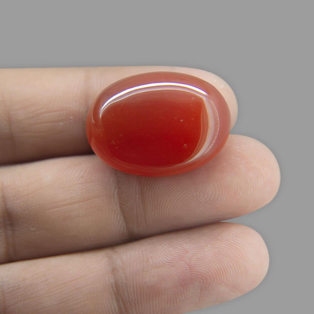 Sulemani Red Hakik- 34.02 Carat