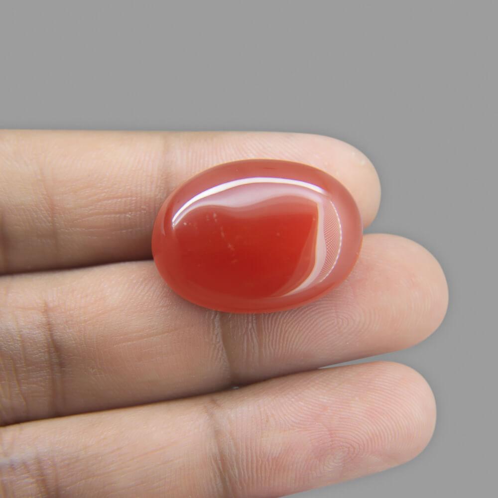 Sulemani Red Hakik- 33.88 Carat