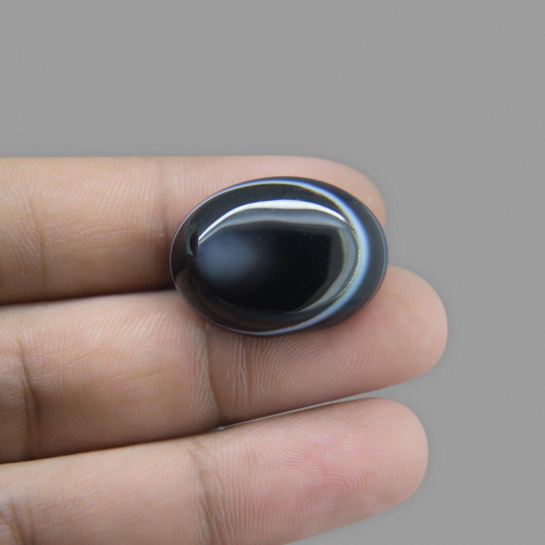 Sulemani Black Hakik- 30.00 Carat