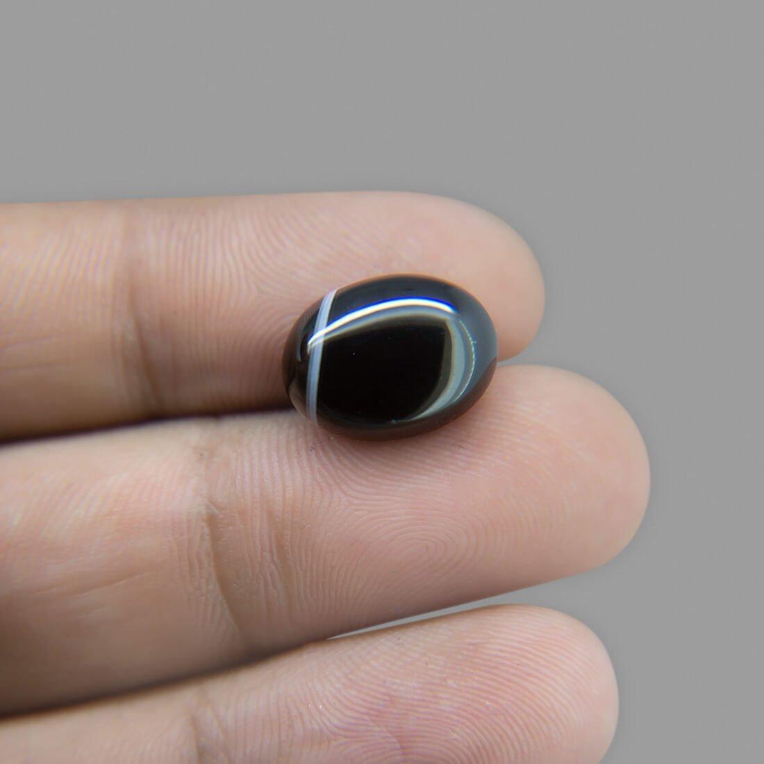 Sulemani Black Hakik- 6.45 Carat