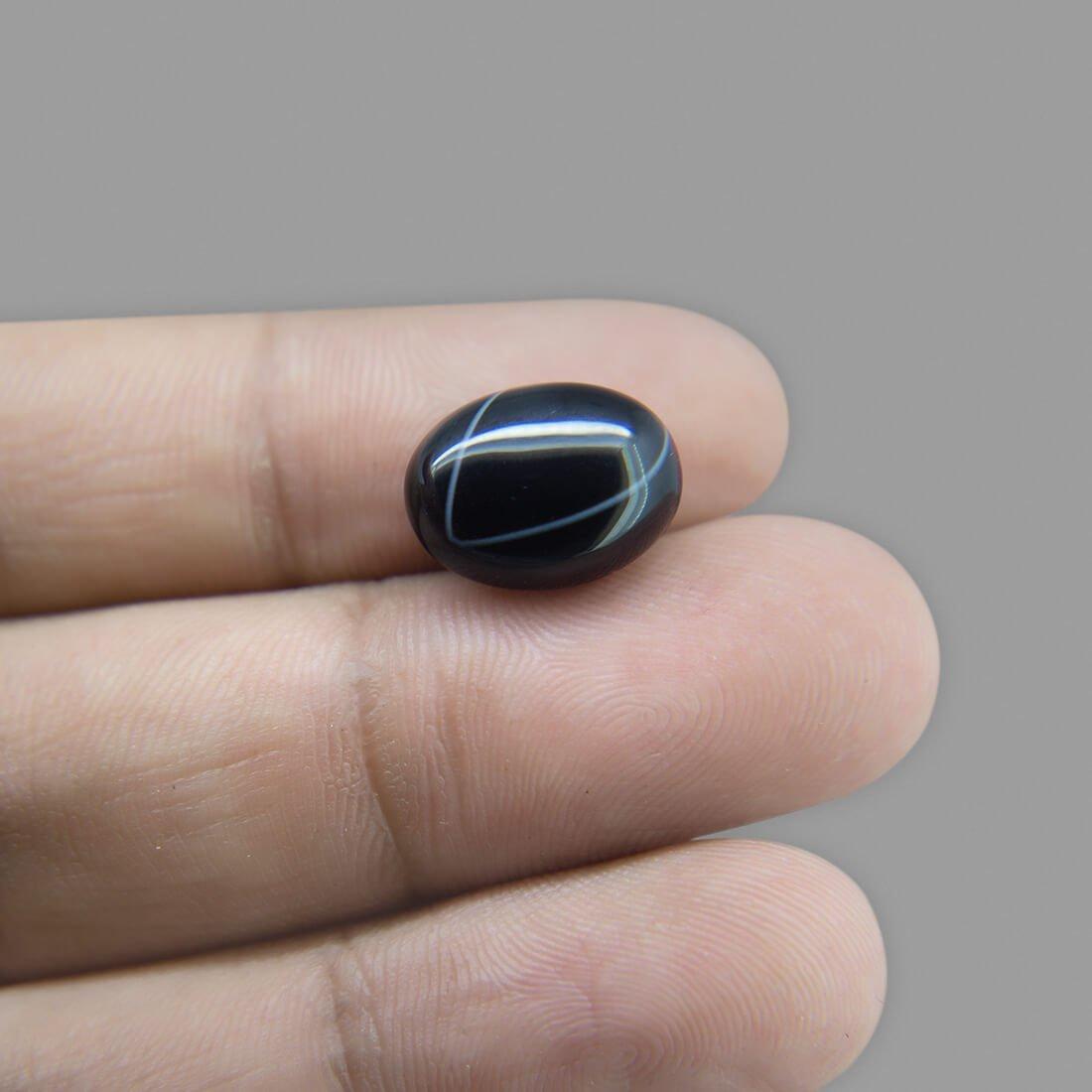 Sulemani Black Hakik- 6.49 Carat