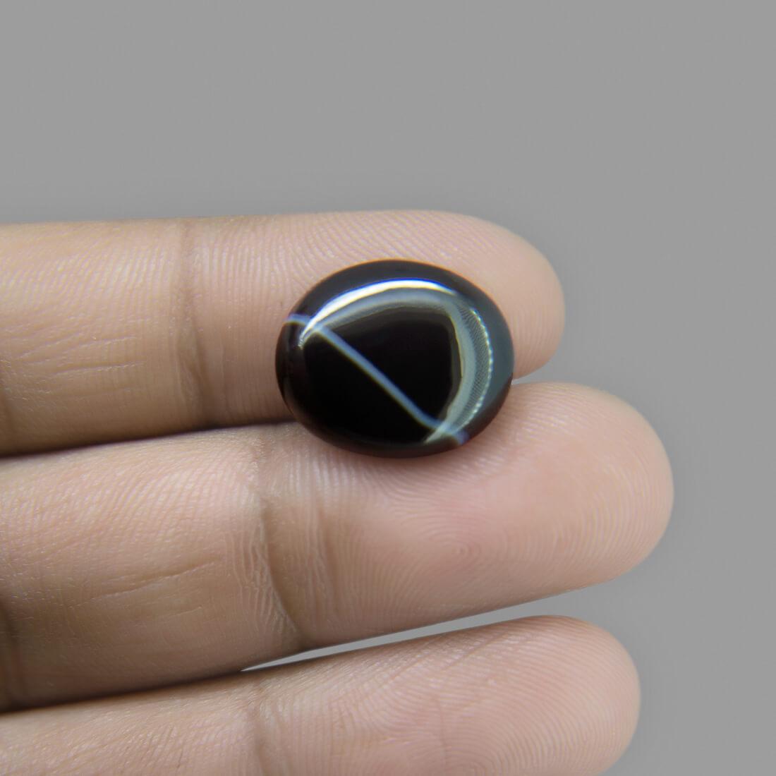 Sulemani Black Hakik- 9.28 Carat