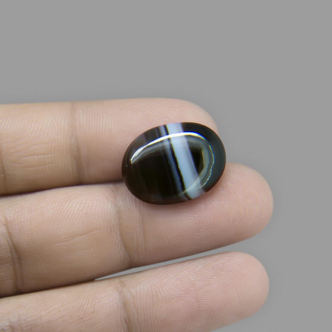 Sulemani Black Hakik- 12.05 Carat