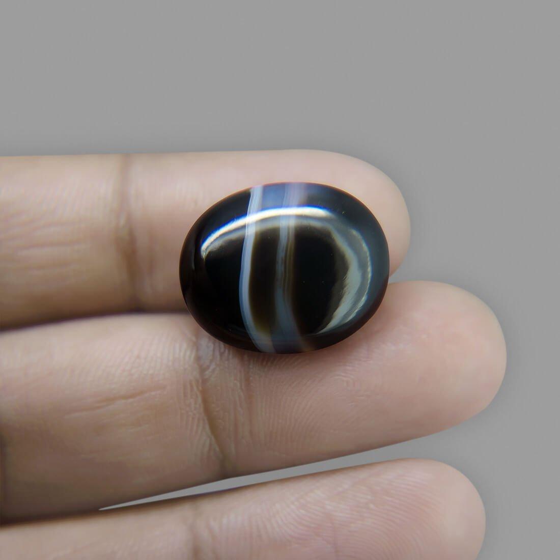 Sulemani Black Hakik- 16.20 Carat