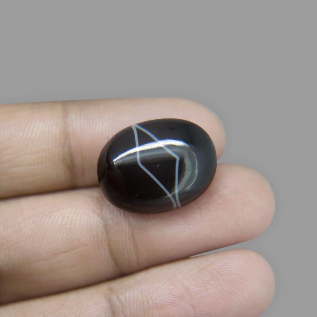 Sulemani Black Hakik- 18.27 Carat