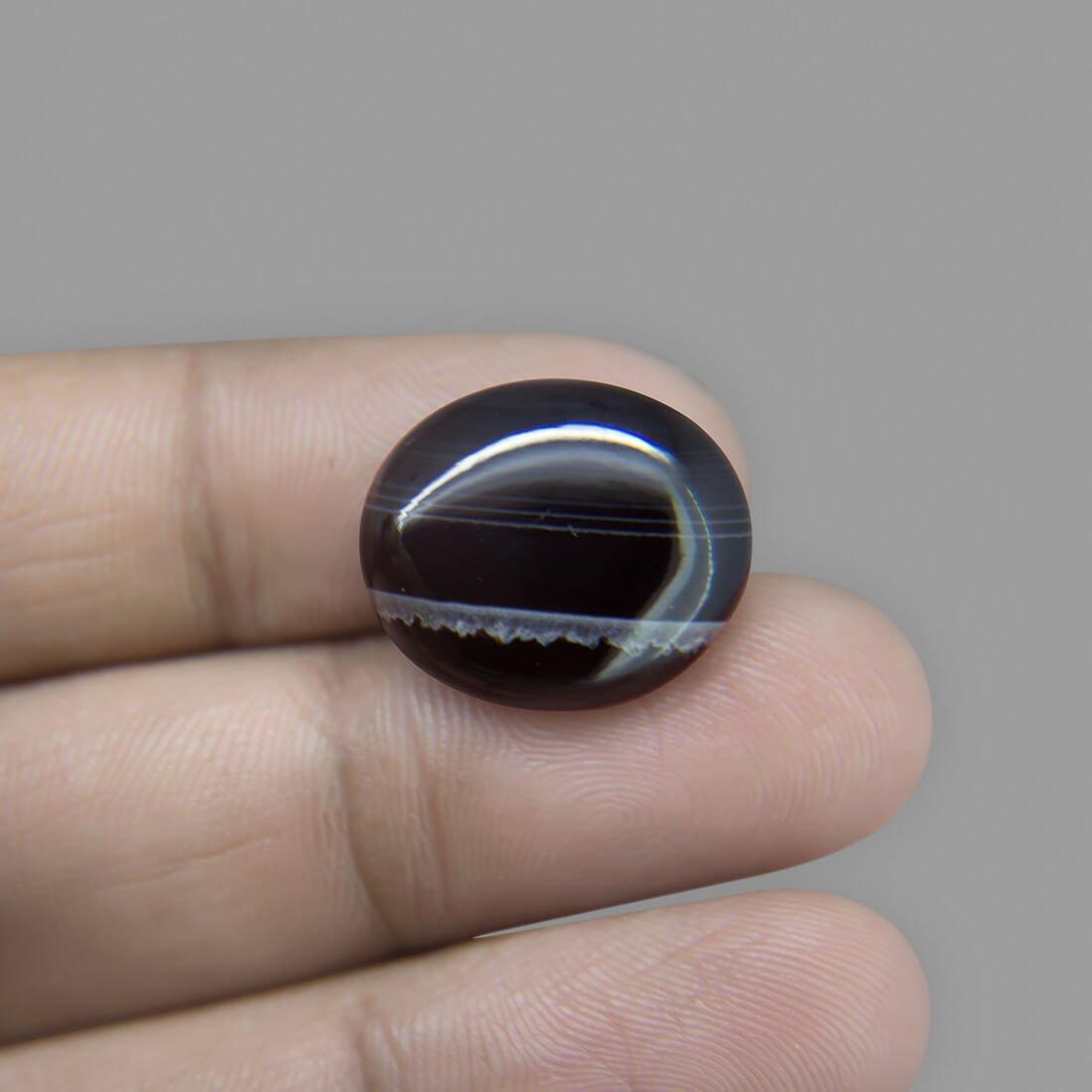 Sulemani Black Hakik- 12.15 Carat