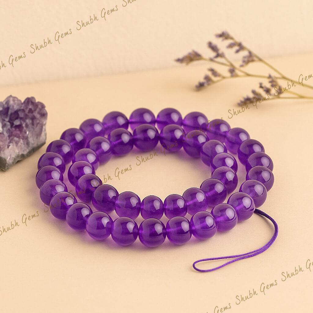 Amethyst Beads Strand