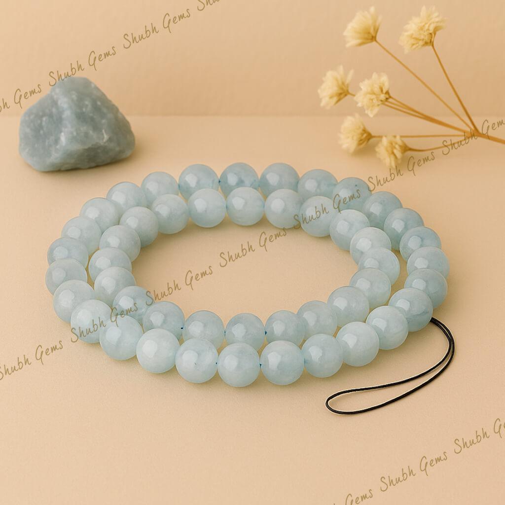 Aquamarine Beads Strand