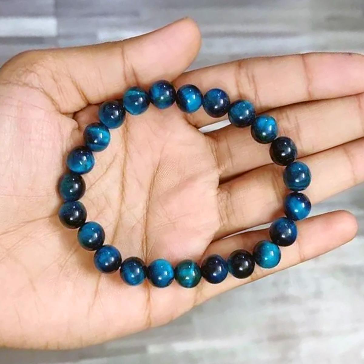 Blue Tiger Eyes Bracelet