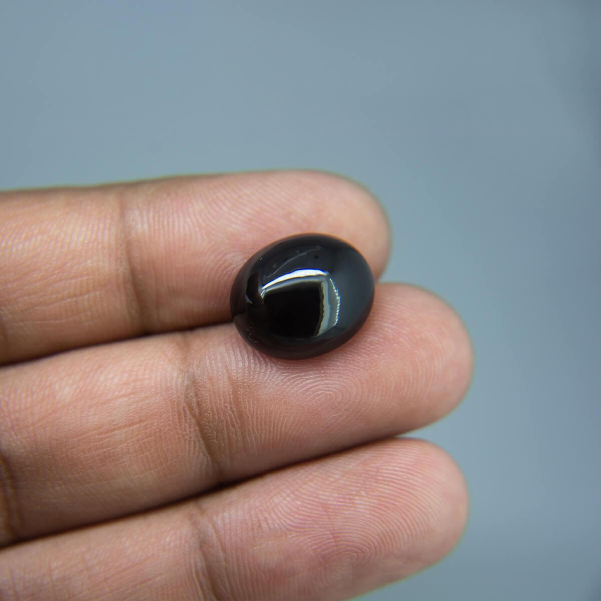 Black Onyx (Hakik) - 9.65 Carat