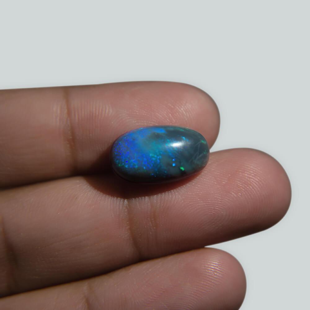Blue Opal with Fire - 8.92 Carat