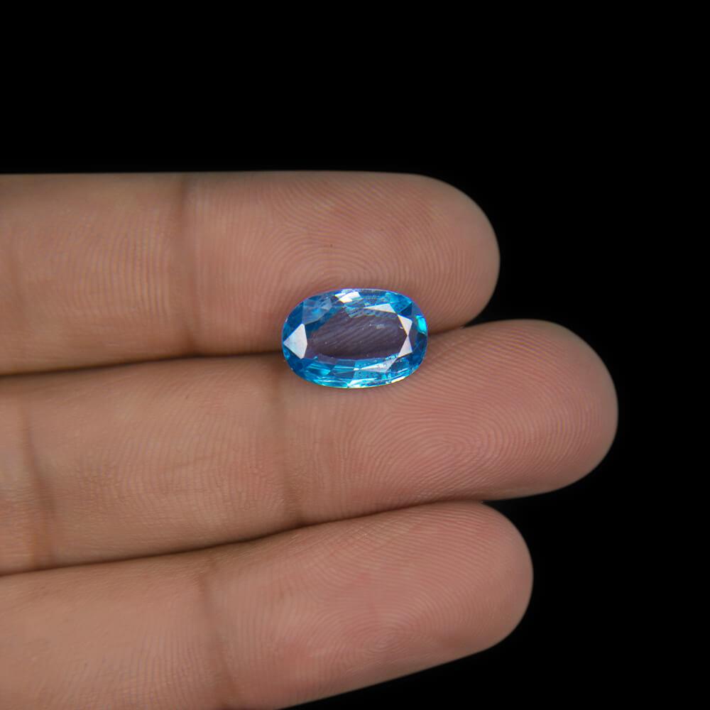 Blue Zircon - 5.43 Carat