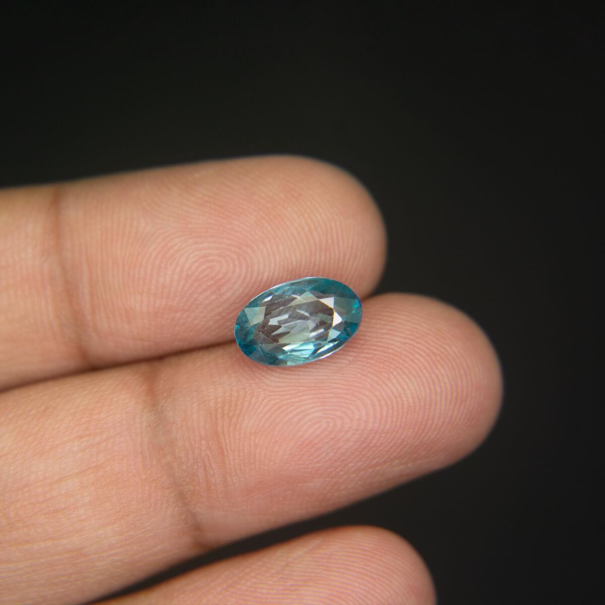 Blue Zircon - 5.11 Carat