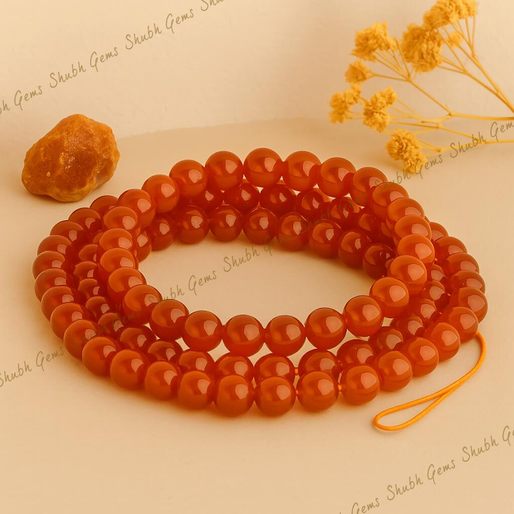 Carnelian Beads Strand
