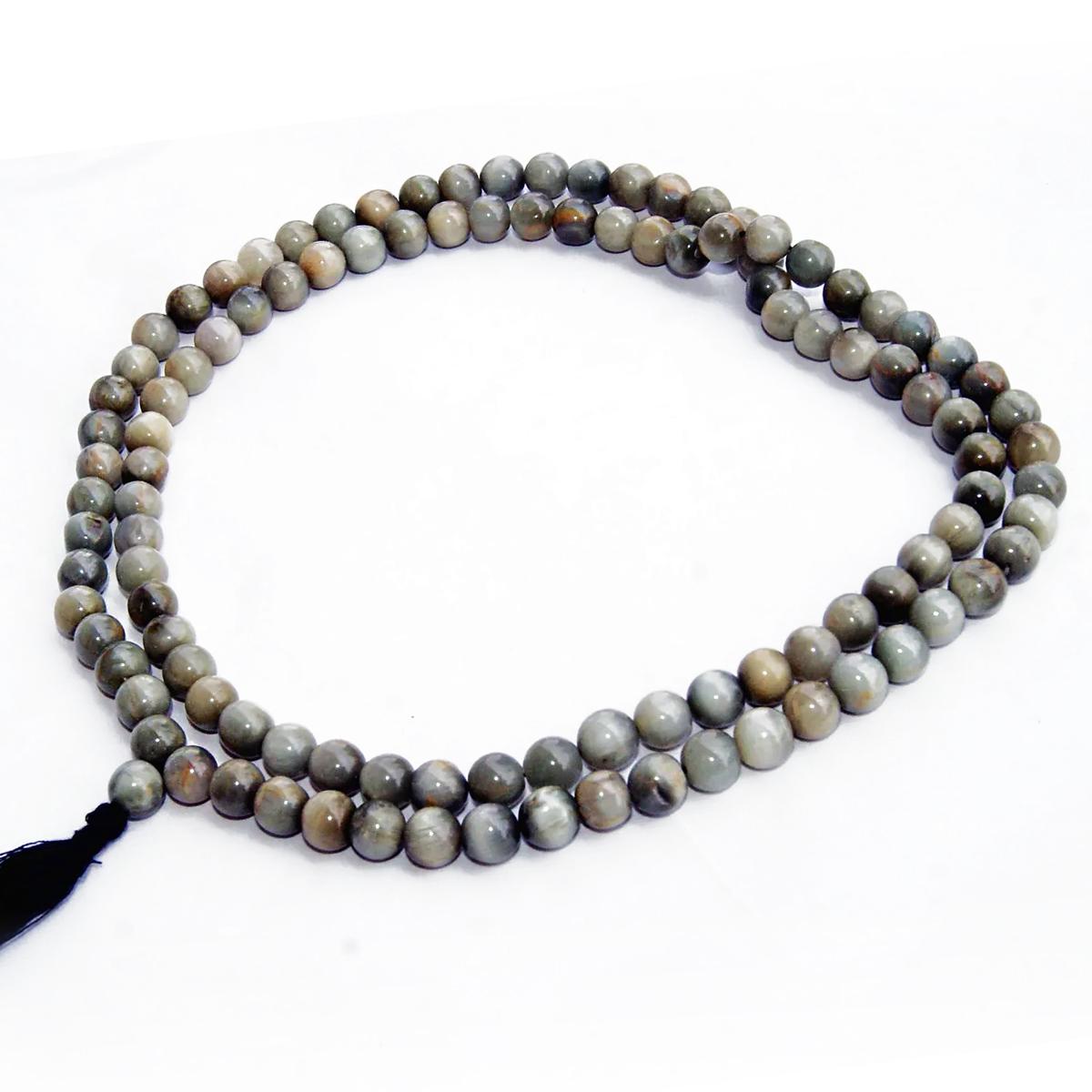 Cat's Eye Beads Mala 