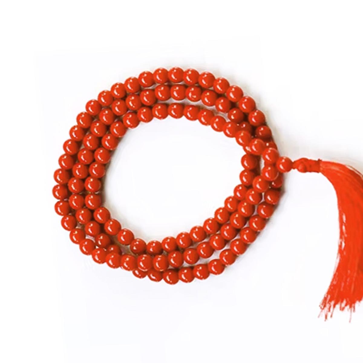Tasbih Mala Red Coral Beads Tasbih