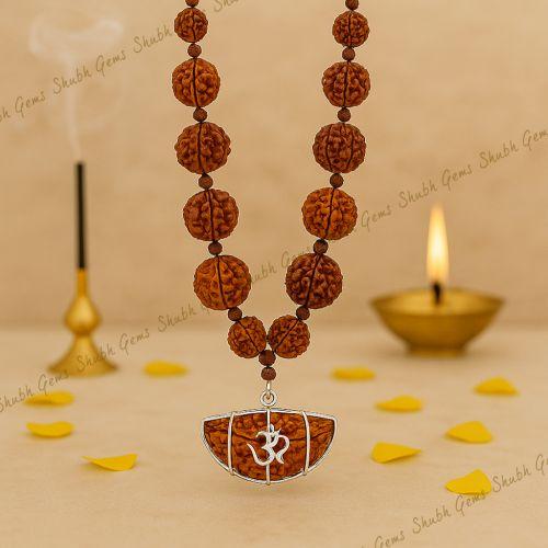 Shubh Gems 1-14 Mukhi Rudraksha Mala