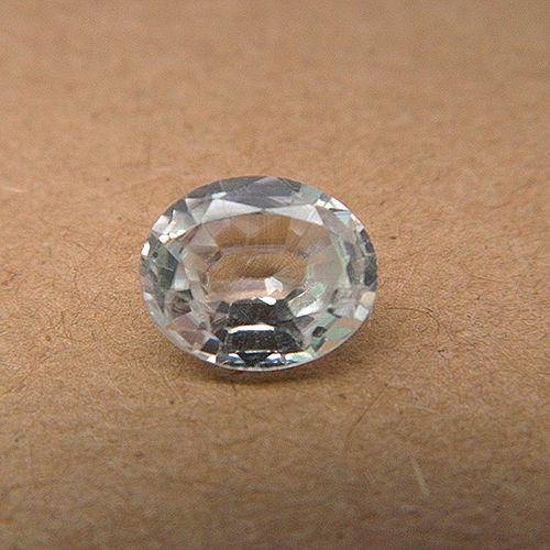 Shubh Gems Natural White Zircon Gemstone- 3.75 Carat