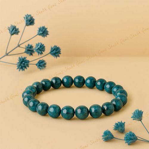 Shubh Gems Apatite Bead Bracelet
