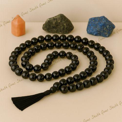 Black Tourmaline Beads Mala