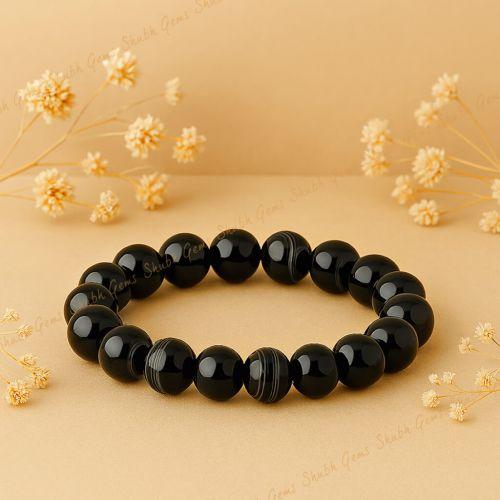 Black Agate (Hakik) Bracelet