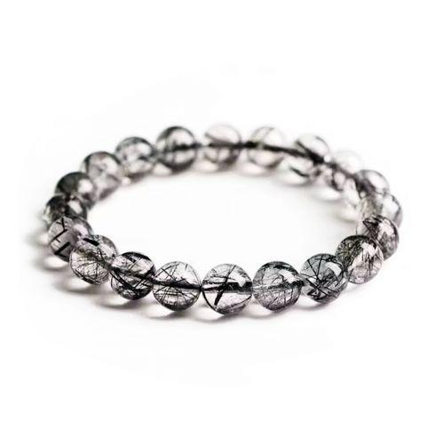 Black Rutilated Quartz Bracelet