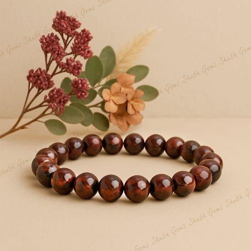 Shubh Gems Bloodstone Jasper Bracelet