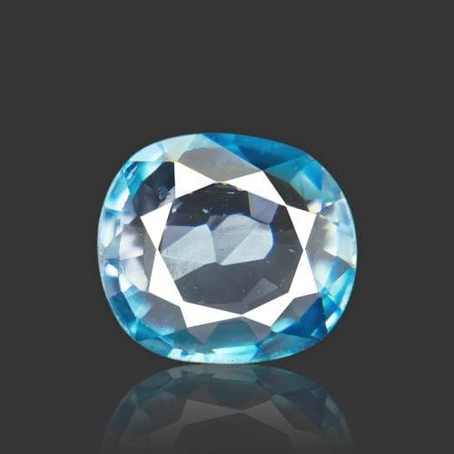 Natural Blue Zircon - 5.17 Carat