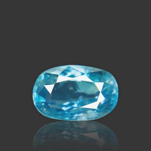 Natural Blue Zircon - 4.00 Carat
