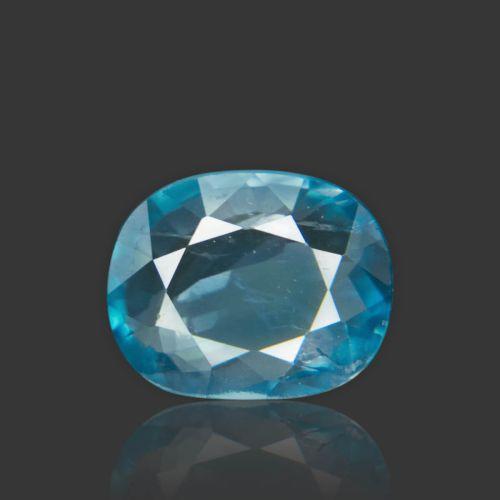 Blue Zircon - 5.89 Carat
