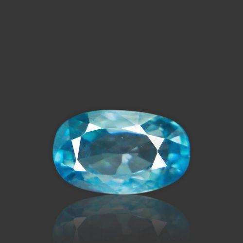 Blue Zircon - 5.38 Carat