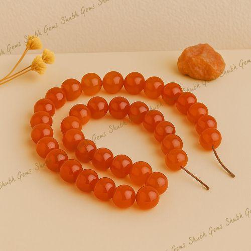 Shubh Gems Carnelian Beads Strand