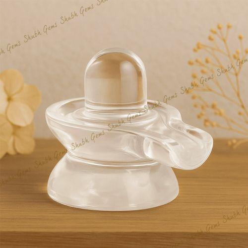 Shubh Gems Quartz Crystal Shivling
