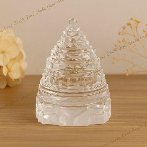 Shubh Gems Clear Quartz Shree Yantra