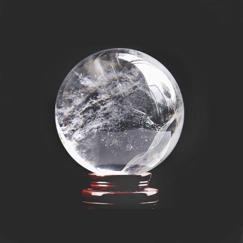 Clear Quartz Crystal Ball