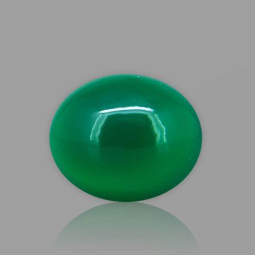 Natural Green Onyx (Hakik) - 8.19 Carat