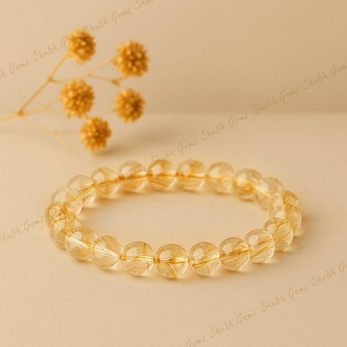 Golden Rutilated Bracelet