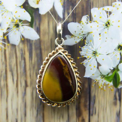 Jasper Silver Pendant