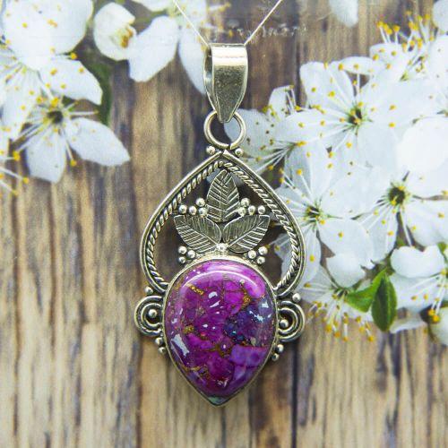 Gemstone Silver Pendant