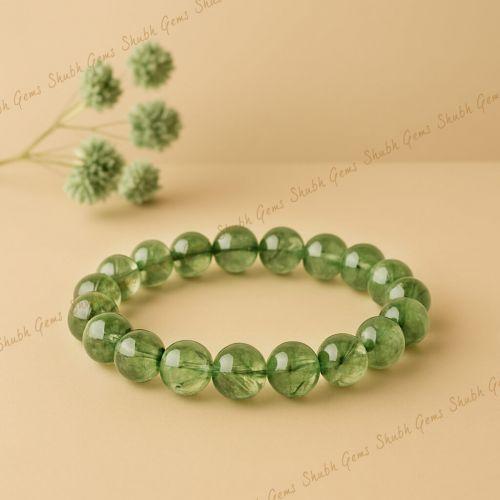 Green Rutilated Quartz Bracelet