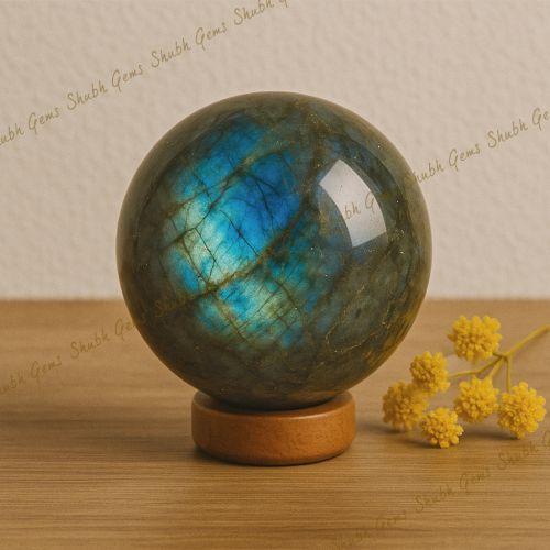 Shubh Gems Labradorite Crystal Sphere