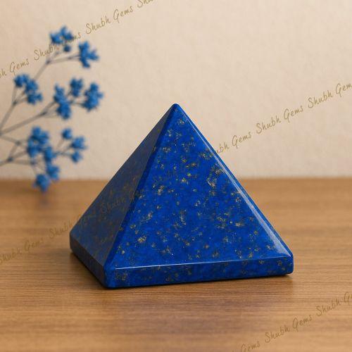 Shubh Gems Lapis Lazuli Crystal Pyramid