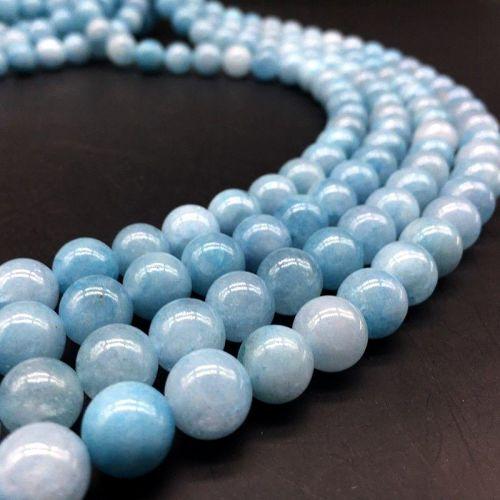 Aquamarine Beads String